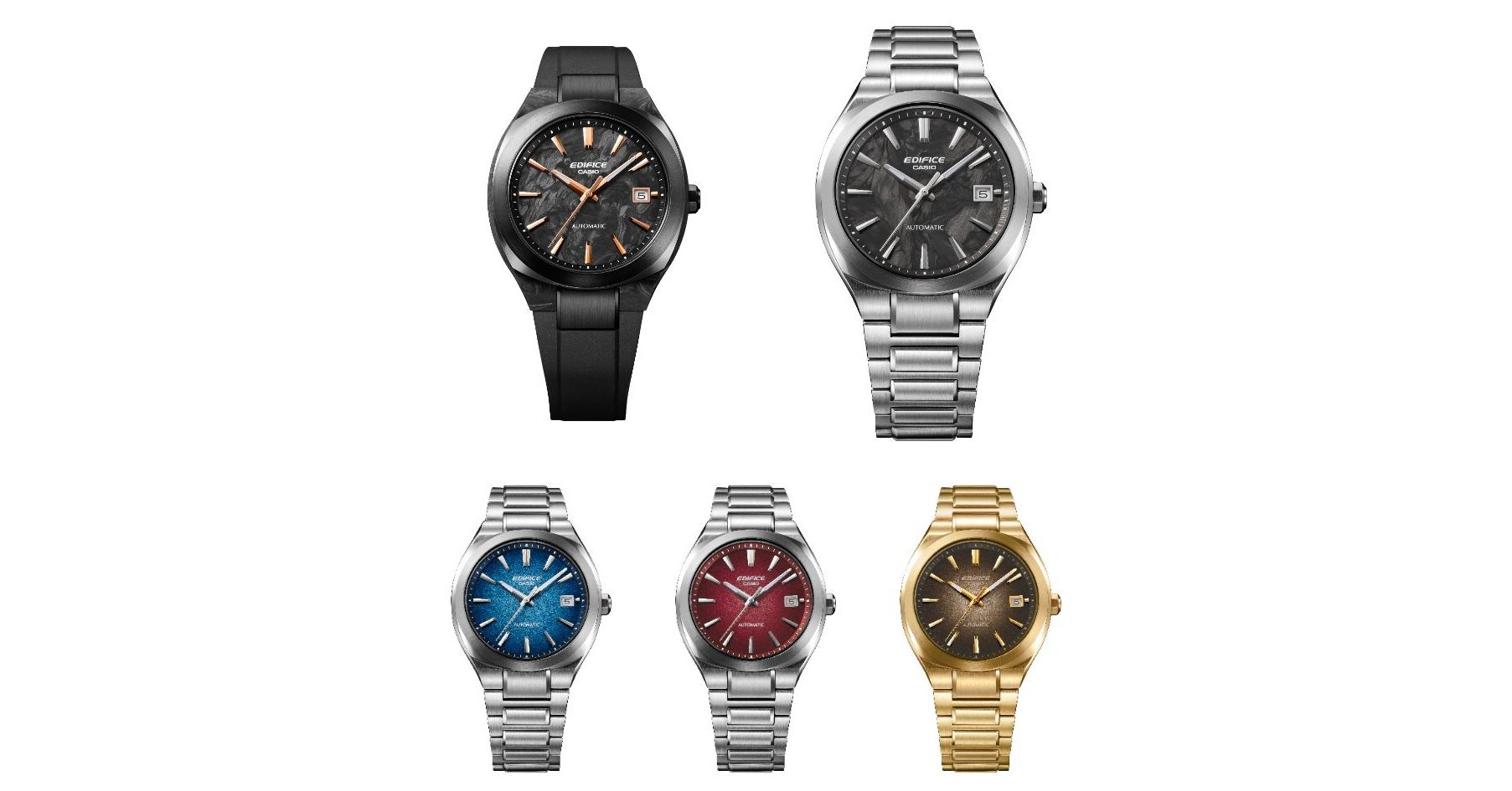 Casio Luncurkan EDIFICE dengan Mesin Otomatis dan Tampilan yang Berubah-ubah Mengikuti Pantulan Cahaya