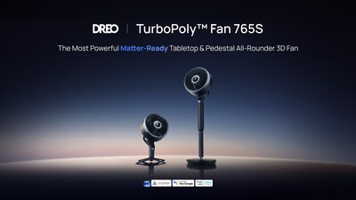 The Most Powerful Matter-Ready Tabletop & Pedestal All-FRounder 3D Fan