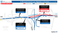 Fermetures de l’autoroute 25 durant la fin de semaine du 3 juillet (Groupe CNW/Ministère des Transports et de la Mobilité durable)