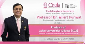 Chulalongkorn University President Elected Head of Asian Universities Alliance