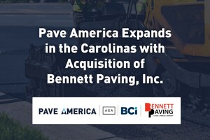 Pave America Expands in the Carolinas with Acquisition of Bennett Paving, Inc.