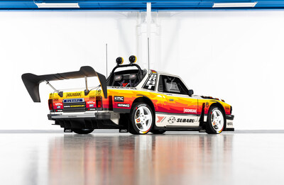 The Subaru Brataroo 9500 Turbo features plenty of active aero to help it stay planted to the ground - or fly through the air.