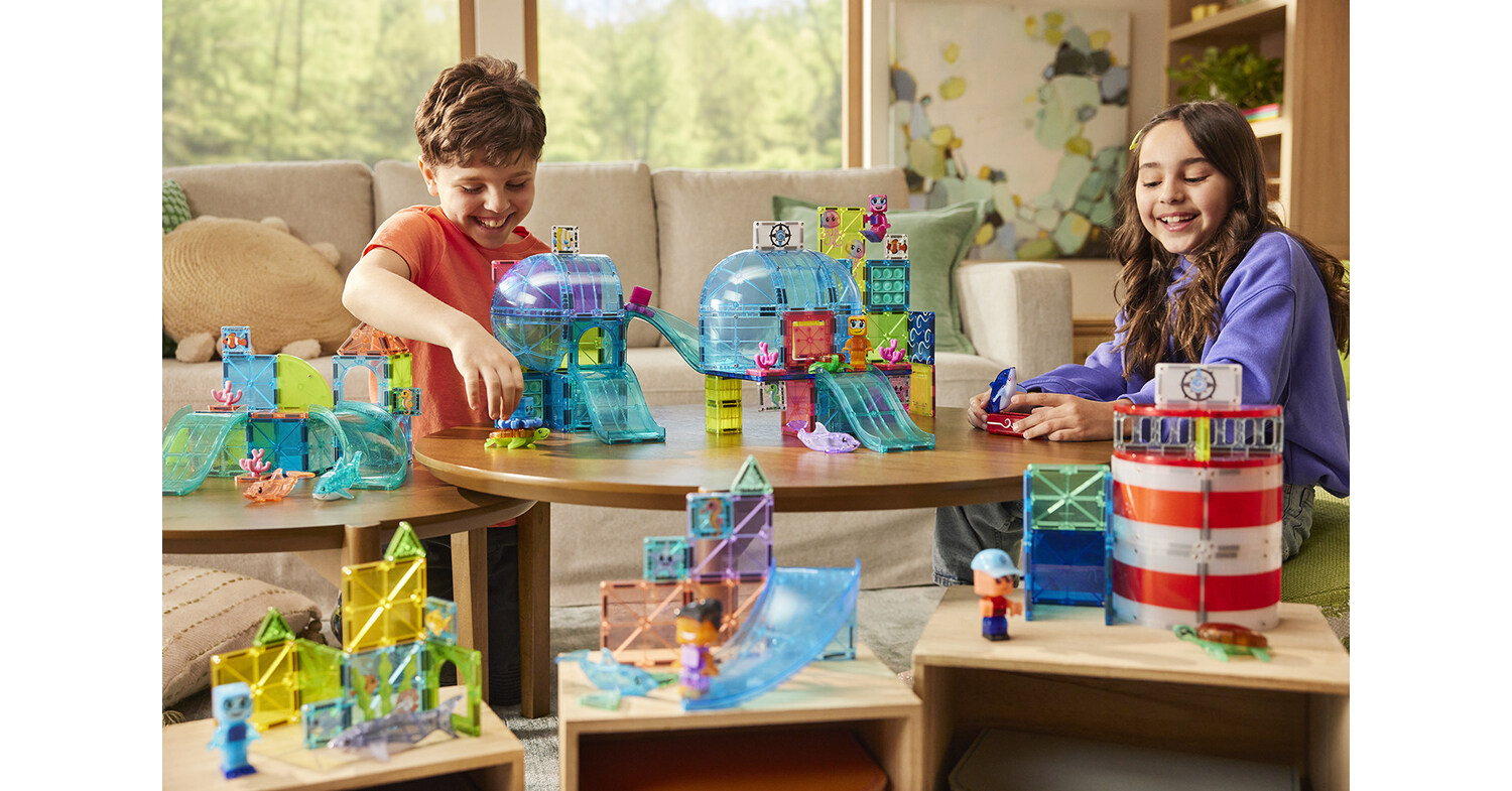 MAGNA-TILES® Launches A Tidal Wave of New Themed Sets, Making the Ocean a Playground to Build and Explore