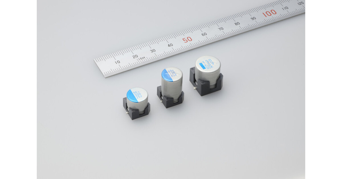TAIYO YUDEN Commercializes the HVX (-K) and HTX (-K) Series of Conductive Polymer Hybrid Aluminum Electrolytic Capacitors Capable of Handling Large Currents and High Voltages