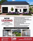 Leasing flyer for Hensley Plaza
