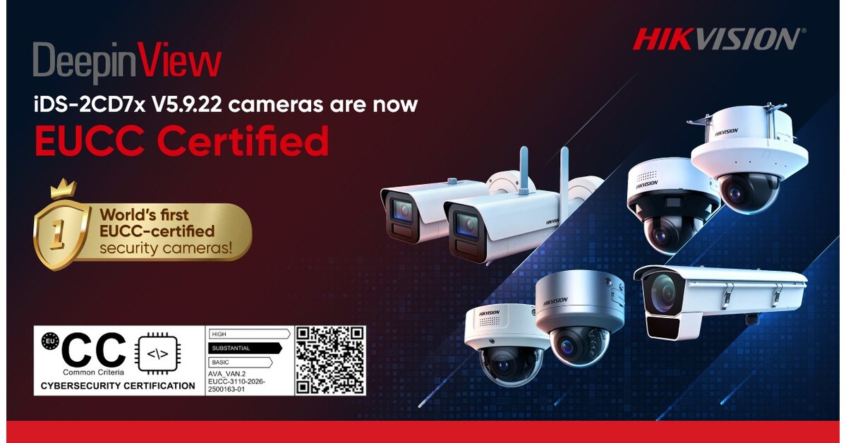 Hikvision Earns Industry-First EUCC Certification for Network Cameras