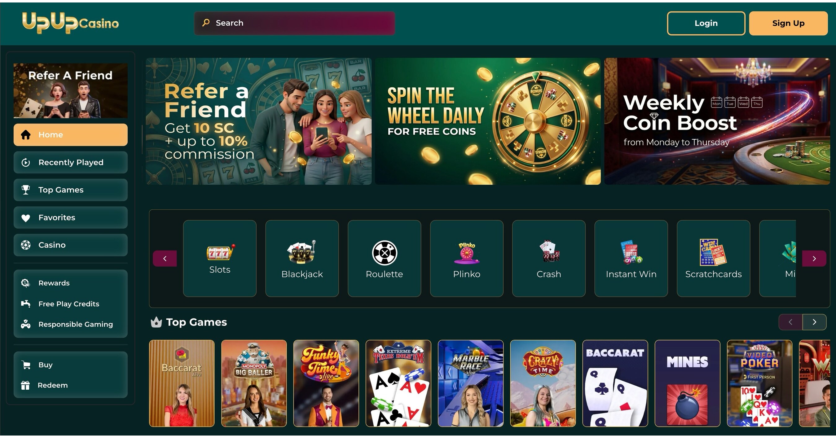 UpUp Casino opens to U.S. players with premium games free, faster redemptions, and a player-first rewards program