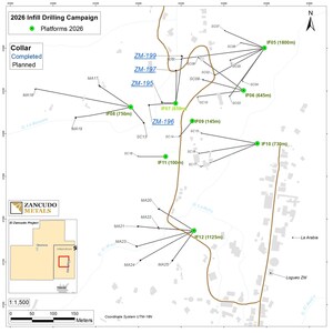 DENARIUS METALS ANNOUNCES INITIAL RESULTS FROM ITS 2026 DRILLING CAMPAIGN AT ITS ZANCUDO PROJECT IN COLOMBIA, PROVIDING FURTHER CONFIRMATION OF HIGH-GRADE GOLD AND SILVER MINERALIZATION IN MULTIPLE STRUCTURES AT THE LAS BRISAS TARGET
