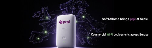 SoftAtHome Brings prpl to Commercial Scale with Orange Wi-Fi 7 Deployments Across Europe SoftAtHome Brings prpl to Commercial Scale with Orange Wi-Fi 7 Deployments Across Europe