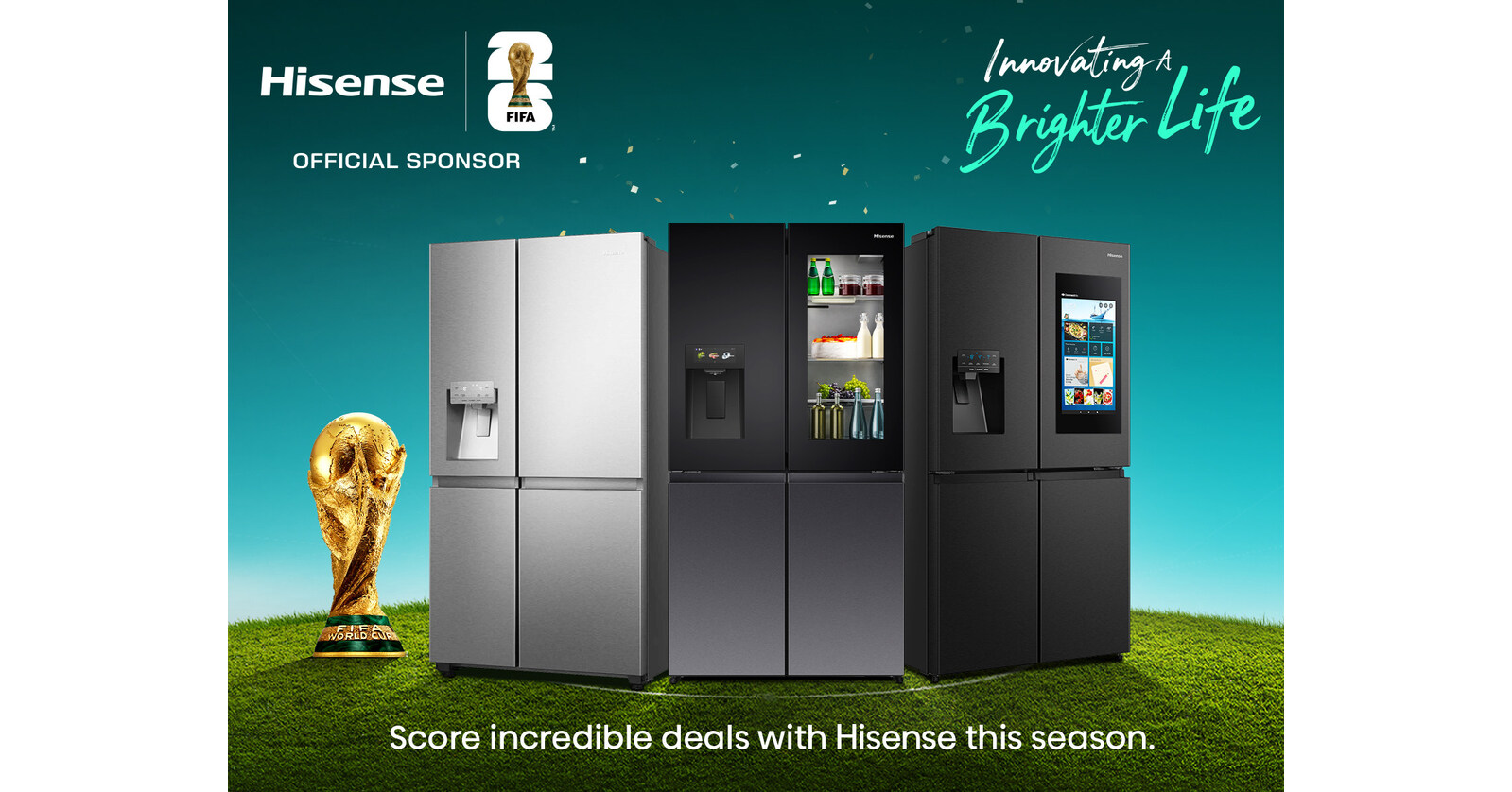 Hisense Brings Smarter Home Experiences to Families During the FIFA World Cup 2026™ Hisense Brings Smarter Home Experiences to Families During the FIFA World Cup 2026™