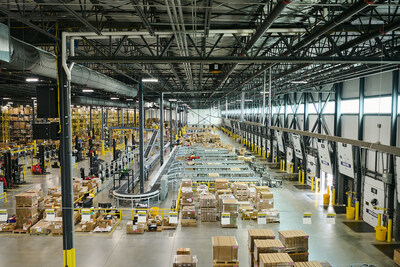 With a total area of more than 950,000 square feet, the center distributes parts, accessories, and apparel to more than 2,050 dealerships worldwide. (CNW Group/BRP Inc.) With a total area of more than 950,000 square feet, the center distributes parts, accessories, and apparel to more than 2,050 dealerships worldwide. (CNW Group/BRP Inc.)