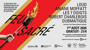 FEU SACRÉ, le grand spectacle gratuit pour célébrer les 50 ans des Jeux olympiques de Montréal