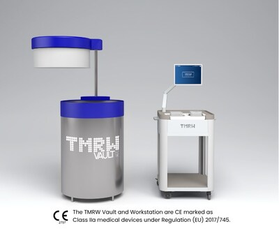 TMRW Vault® reçoit le marquage CE en vertu du règlement européen sur les dispositifs médicaux (MDR)