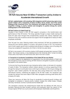 HR Path Secures Near-$1 Billion Transaction Led by Ardian to Accelerate International Growth