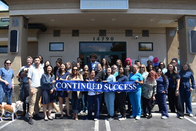 Official ribbon-cutting ceremony celebrating the opening of WAVES with the San Leandro Chamber of Commerce.
