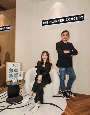 (Left) Ms Evelyn Lee and (Right) Mr Ben Lee founder of The Planner Concept Pte Ltd