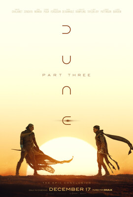 Legendary Entertainment and Warner Bros. Pictures Unveil Dune: Part Three Trailer and Behind-the-Scenes Images Showcasing Abu Dhabi as Arrakis (PRNewsfoto/Abu Dhabi Film Commission (ADFC))