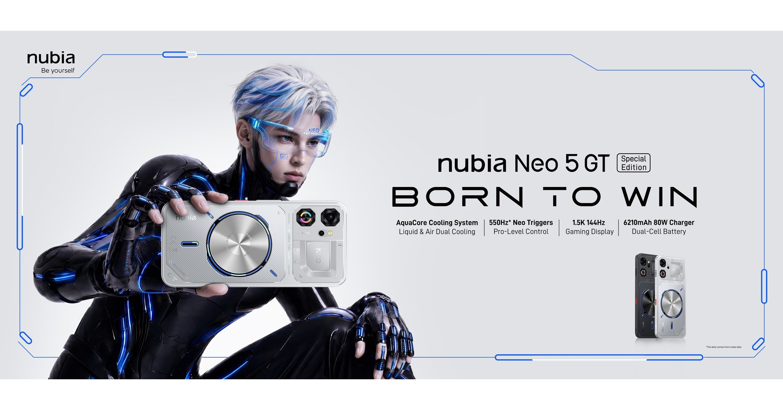nubia Neo 5 GT Special Edition Debuts with the First and Only Liquid and Air Dual Active Cooling System in Its Class