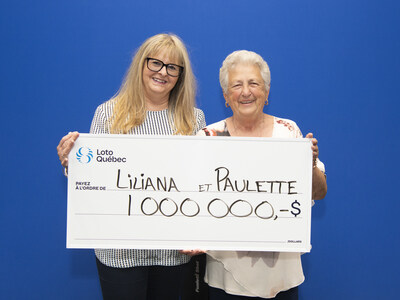 Liliana Angelovici and Paulette Sarrazin Dumoulin (CNW Group/Loto-Québec)