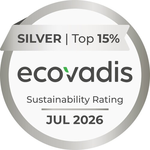 Unilumin was awarded the EcoVadis Silver Medal (Top 6%).
