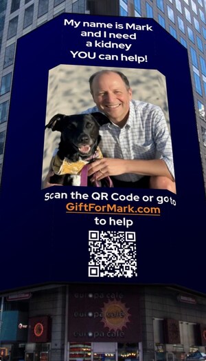 Kidney Solutions: A Times Square Billboard Changed Two Lives. A New Jersey Father Is Now Hoping It Can Save His