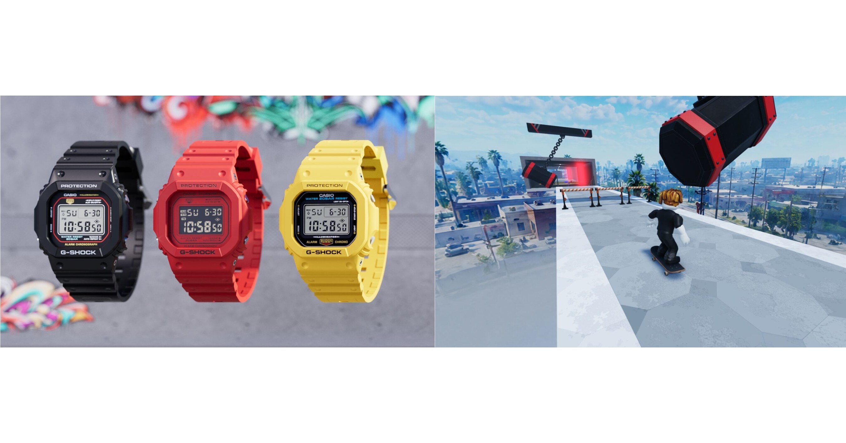 Casio prináša mladým ľuďom nové zážitky v Robloxe so značkou G-SHOCK Casio prináša mladým ľuďom nové zážitky v Robloxe so značkou G-SHOCK