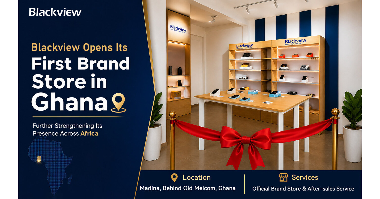 Blackview Opens Its First Brand Store in Ghana, Further Strengthening Its Presence Across Africa