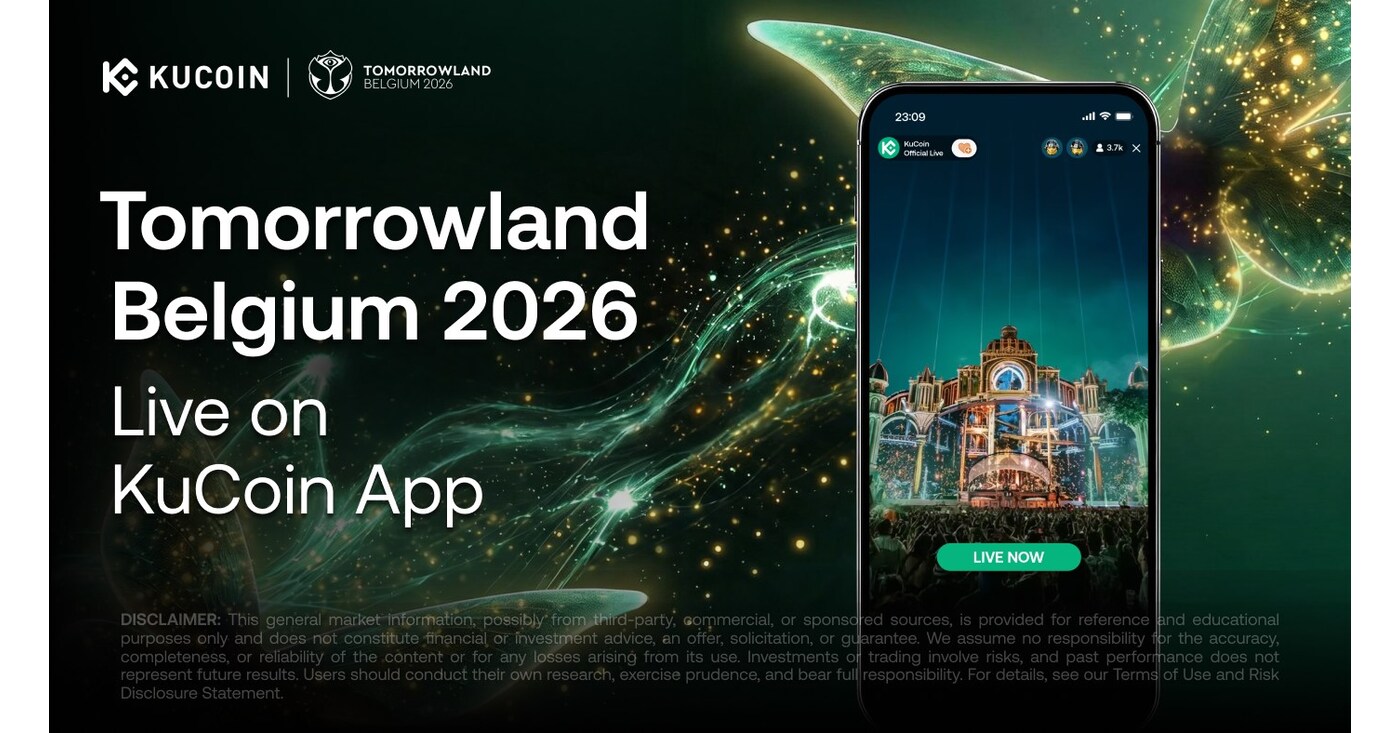 KuCoin Drops Official Tomorrowland Belgium 2026 Livestream Inside the App!