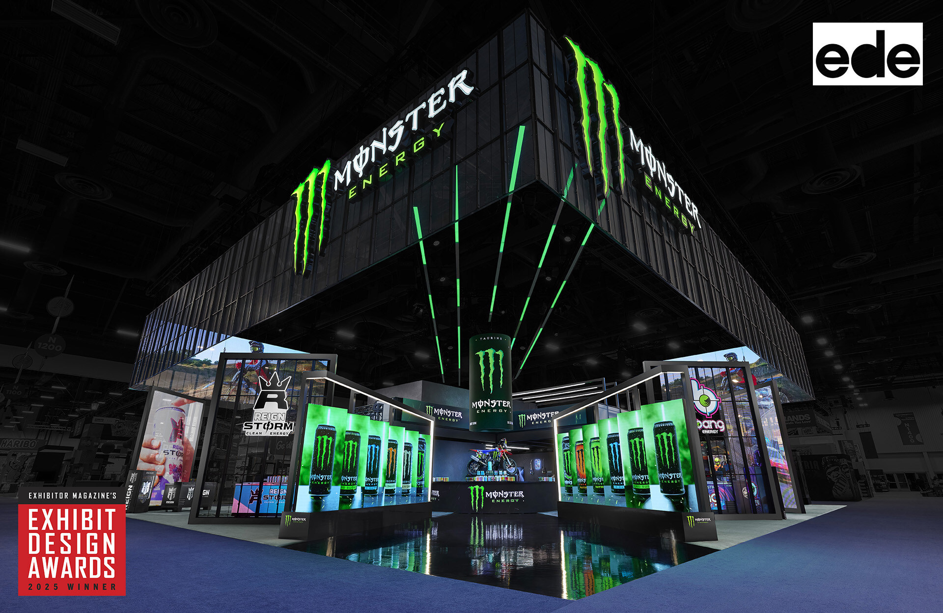 EDE Wins EXHIBITOR Magazine Design Award for Monster Energy