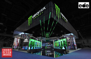 EDE Wins EXHIBITOR Magazine Design Award for Monster Energy