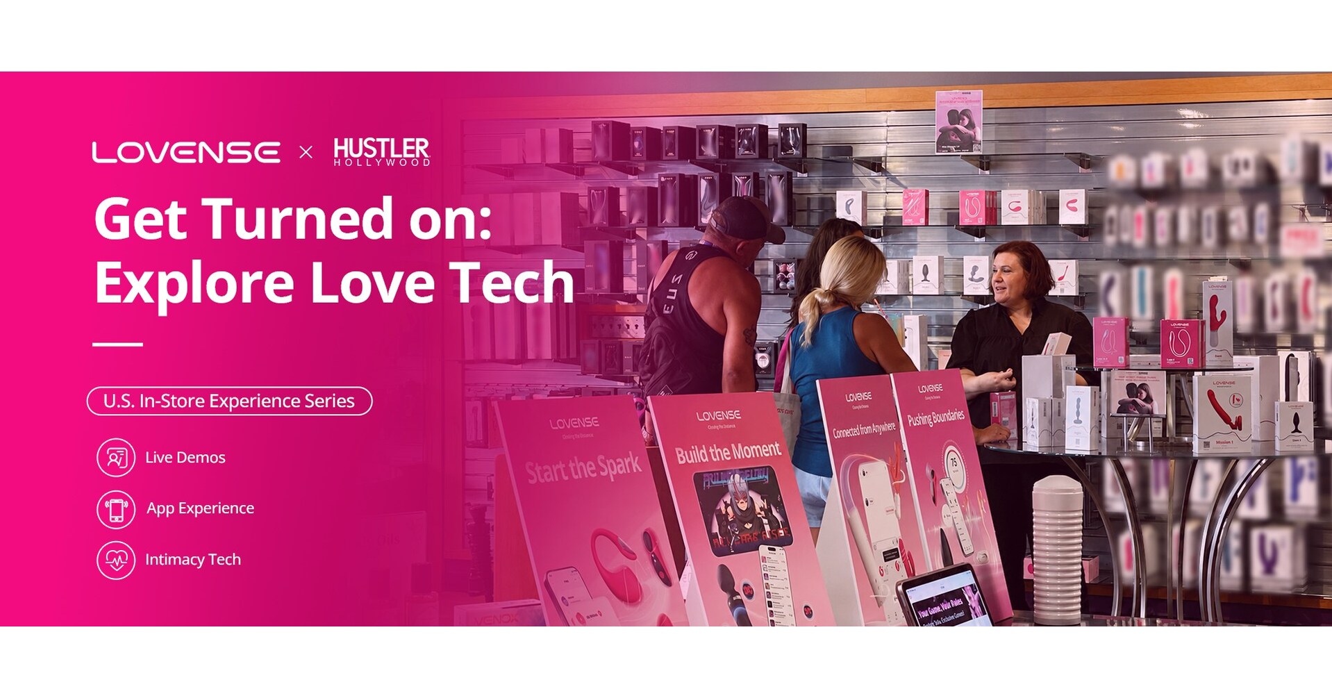 Lovense Brings In-Store Experience Series to 18 Hustler Hollywood Locations Nationwide