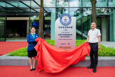 Xinhua Silk Road: 3TREES xác lập Kỷ lục Guinness Thế giới với showroom sơn phủ lớn nhất tại Trung Quốc