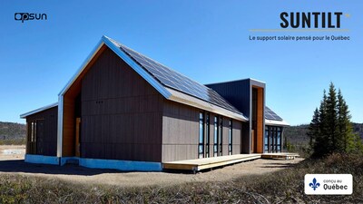 Opsun lance le SunTilt™ : le premier support solaire pour toitures résidentielles conçu au Québec, pour le Québec