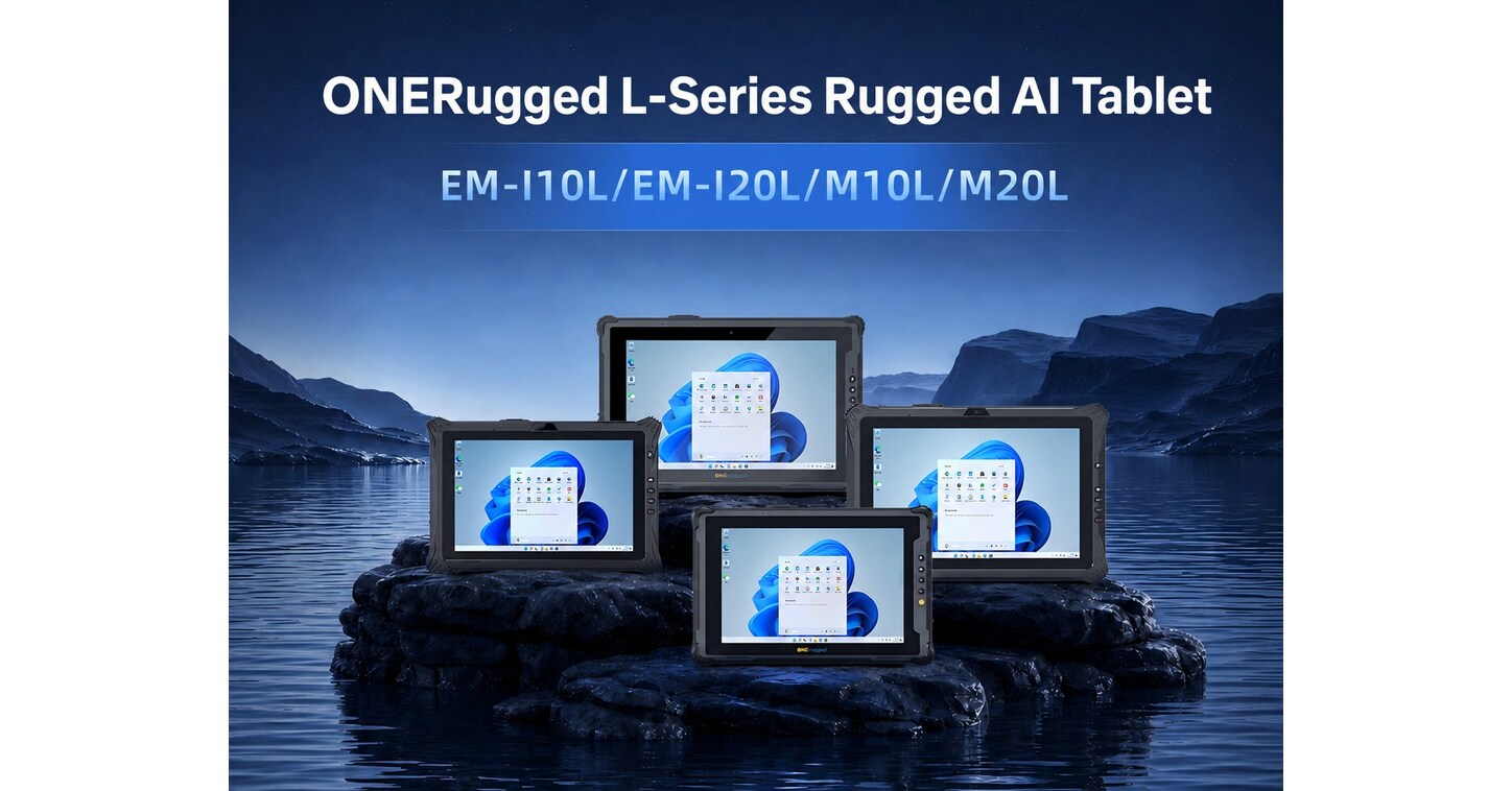 ONERugged Launches AI Rugged Windows Tablets Powered by Intel Lunar Lake Platform, Bringing Up to 115 TOPS for Edge AI Computing