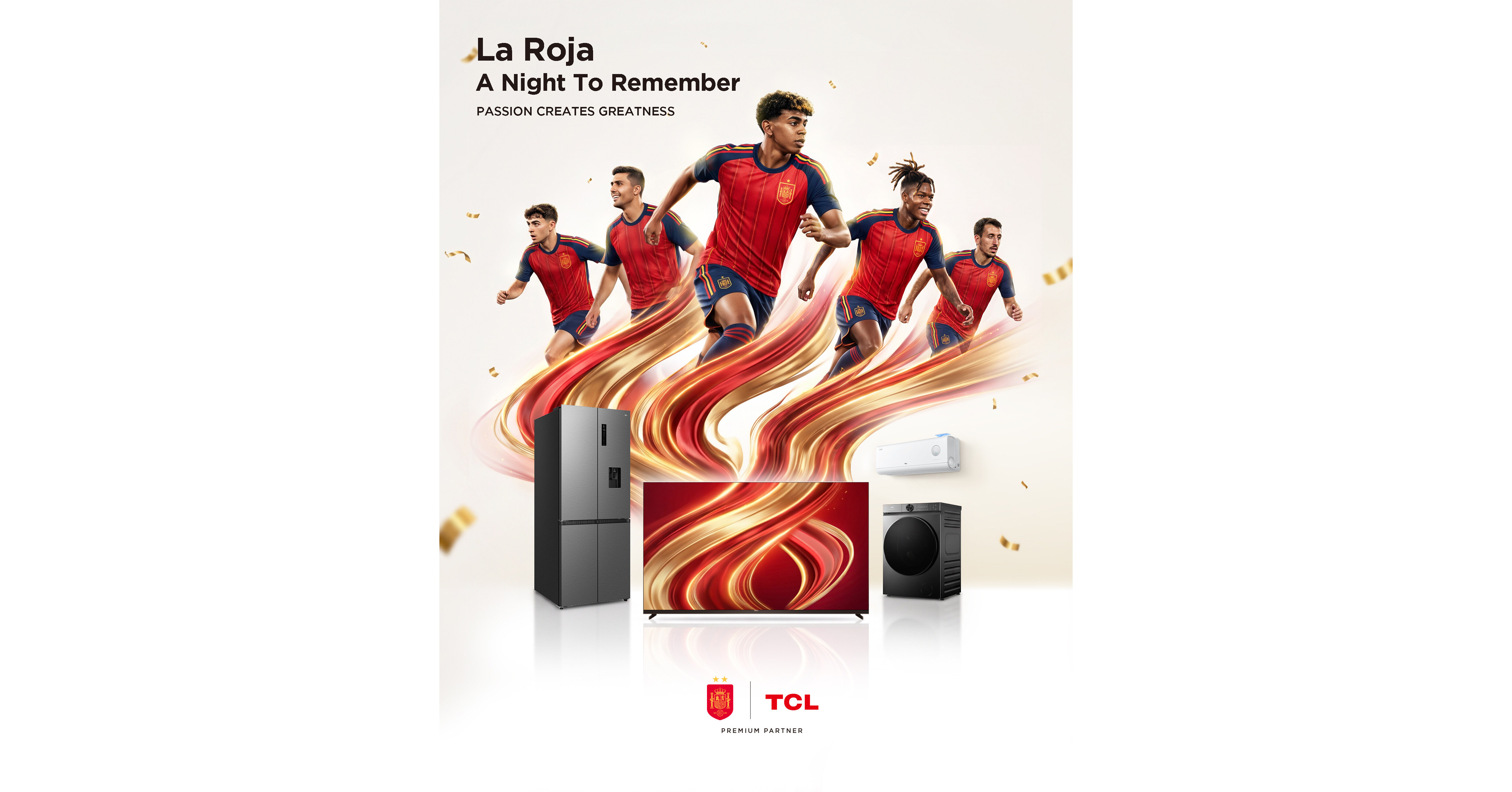 TCL félicite léquipe nationale espagnole de football pour sa victoire historique en coupe du monde TCL félicite léquipe nationale espagnole de football pour sa victoire historique en coupe du monde