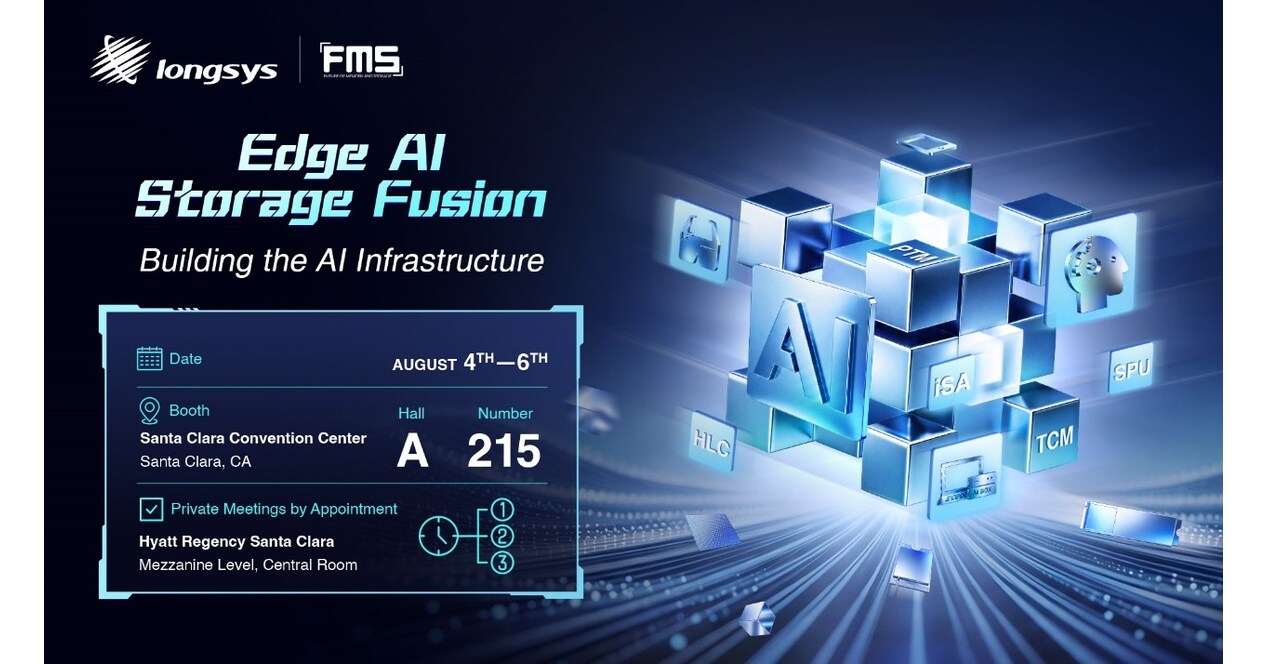 Longsys to Unveil "Edge AI Storage Fusion" at FMS 2026, Showcasing In-Depth Innovation in Edge AI Storage