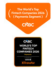 XTransfer Named to CNBC's World's Top Fintech Companies 2026