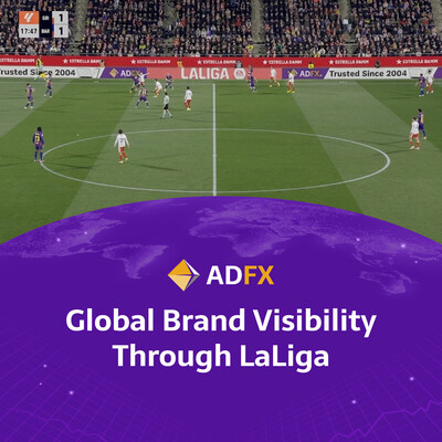 ADFX strengthens its international brand visibility through advertising at selected LaLiga fixtures. ADFX strengthens its international brand visibility through advertising at selected LaLiga fixtures.