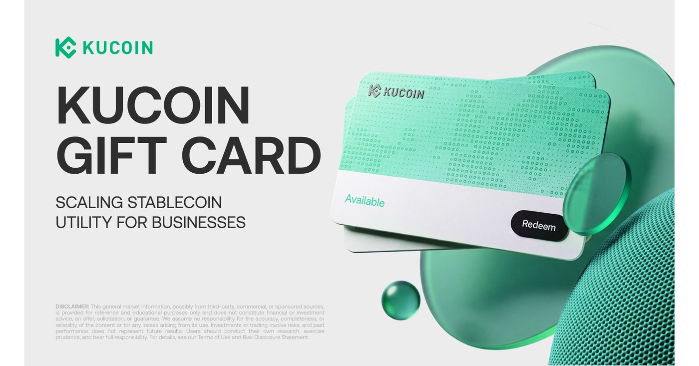 KuCoin Pay Expands Stablecoin Utility With an Enterprise Gift Card Solution