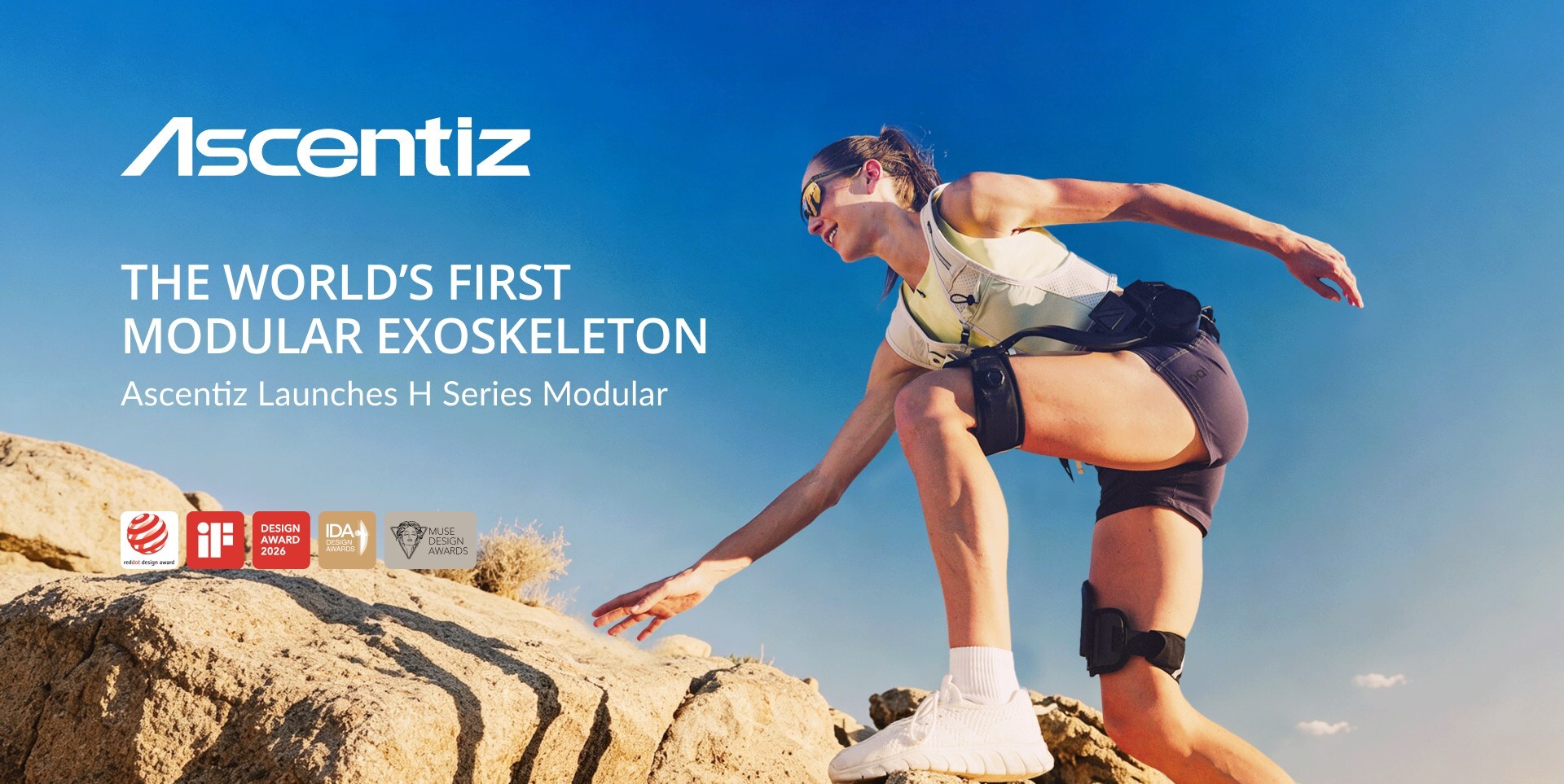 Ascentiz bringt modulare Exoskelette der H-Serie für Mobilität auf den Markt