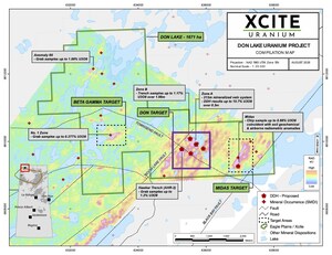 Xcite Uranium Reports Anomalous Radioactivity up to 51978 cps from First Drillholes at Don Lake Uranium Project, Saskatchewan