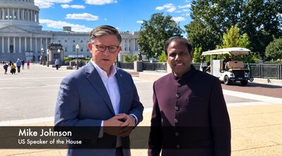 Global Peace Initiative: U.S. Speaker Mike Johnson to Join Dr. K. A. Paul and Leaders from Around the World at Global Peace & Economic Summit in Washington, D.C.