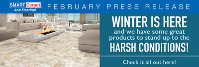 Winter weather demands durable flooring, and SMART Carpet and Flooring offers expert recommendations.
