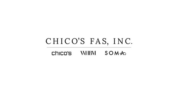 Signage outside a Chico's FAS Inc. brand Soma store in Fort Myers