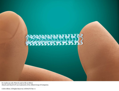 Now approved by Health Canada, Abbott's Absorb heart stent is a first-of-its-kind medical device that is made of a naturally dissolving material, similar to dissolving sutures.  After opening up a clogged heart artery, Absorb completely dissolves in about three years.