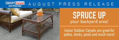 Spruce up your backyard with indoor outdoor carpet from SMART Carpet and Flooring.