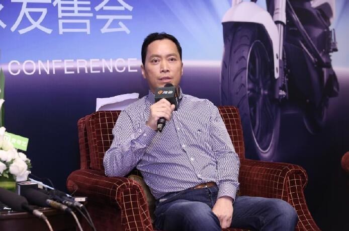 Jinggui Dong, Co-Founder of Yadea Group on the Interview After Yadea Z3 Release Conference.