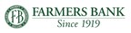 Farmers Bankshares, Inc. Reports Third Quarter and Year-to-Date Earnings