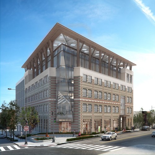 Rendering of the approved renovation of the American Geophysical Union (AGU) headquarters.