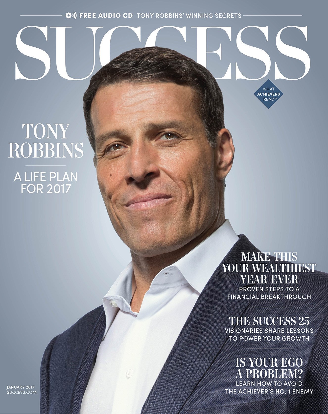 Personal development leader Tony Robbins discusses the key to